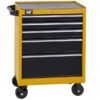 Caterpillar CT1AYR Portable Soft-Close 26-Inches W x 37-Inches H 5 -Drawer Steel Rolling Tool Cabinet ( Yellow )
