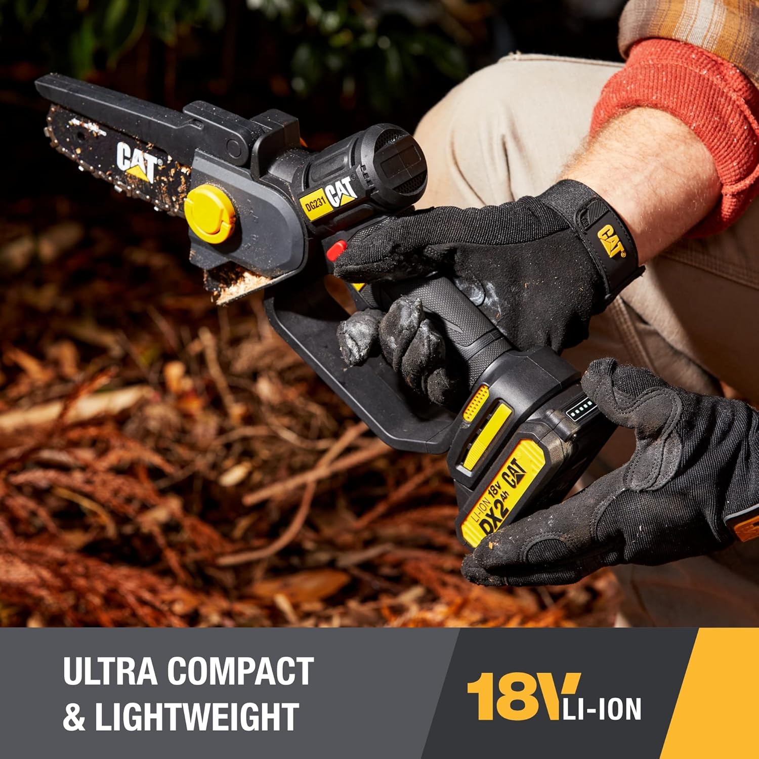 Cat® 18V Brushless 5” Pruning Saw (Battery & Charger Included) - DG2314