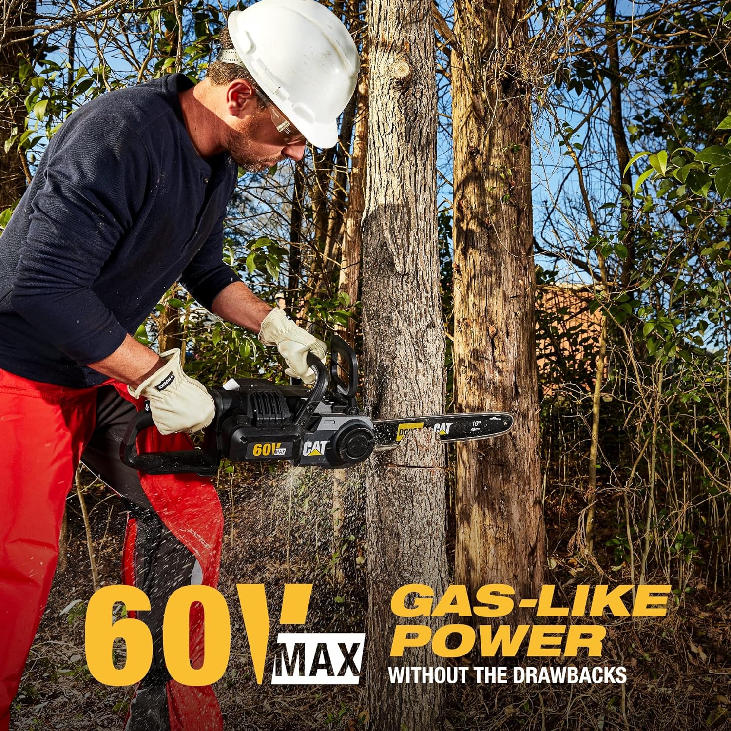 Cat® 60V 16 Brushless Chain Saw (Tool Only) - DG630.911