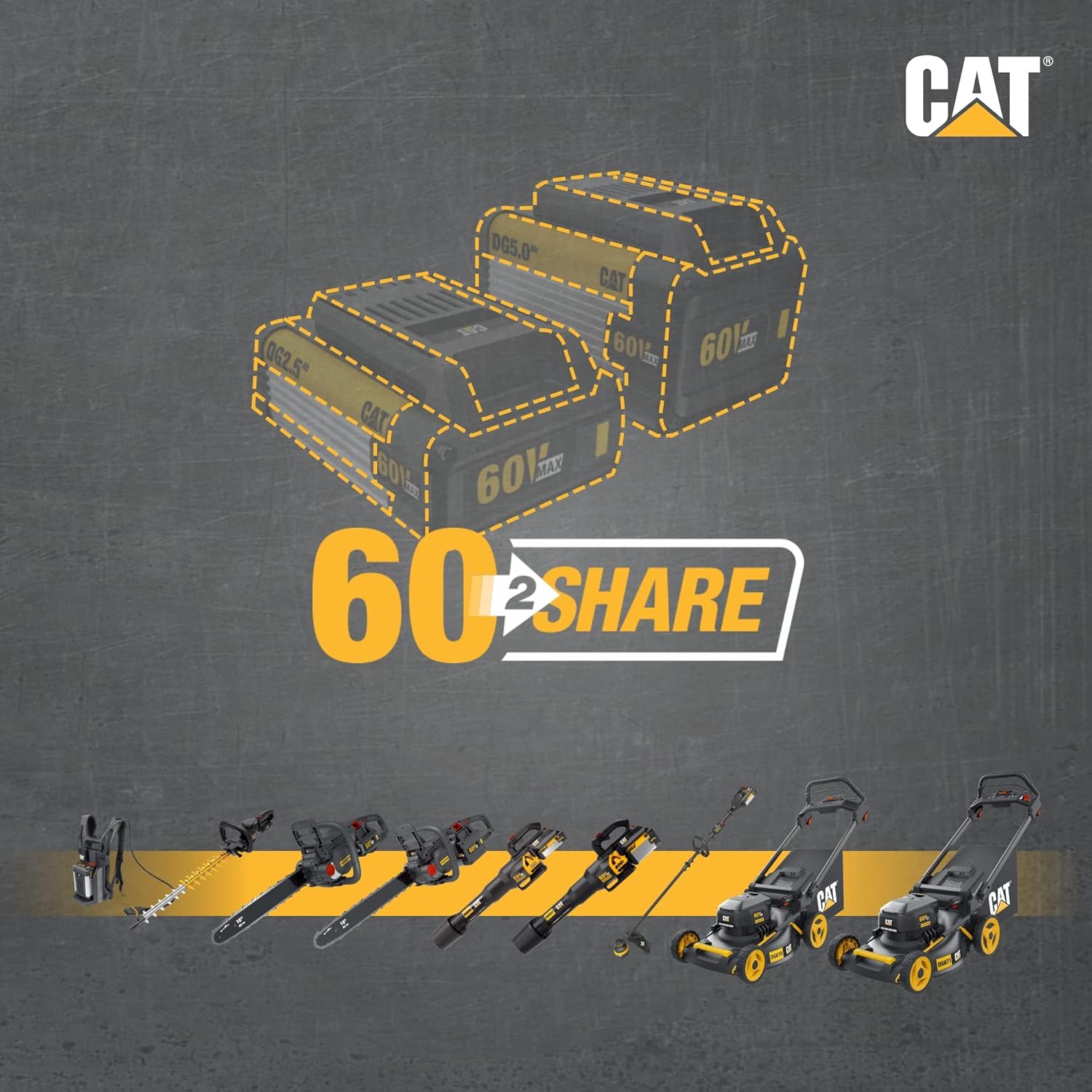 Cat® 60V 16 Brushless Chain Saw (Tool Only) - DG630.913