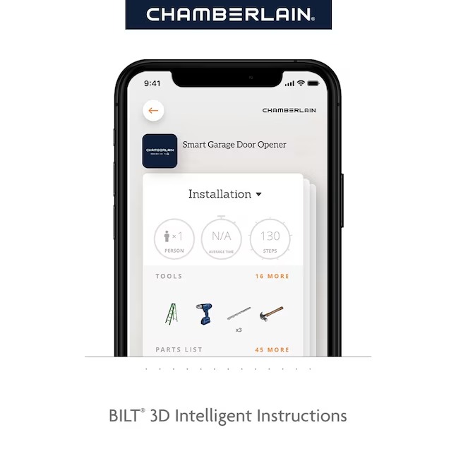 Chamberlain C2102 1 2 HP Chain drive Garage Door Opener7_11zon