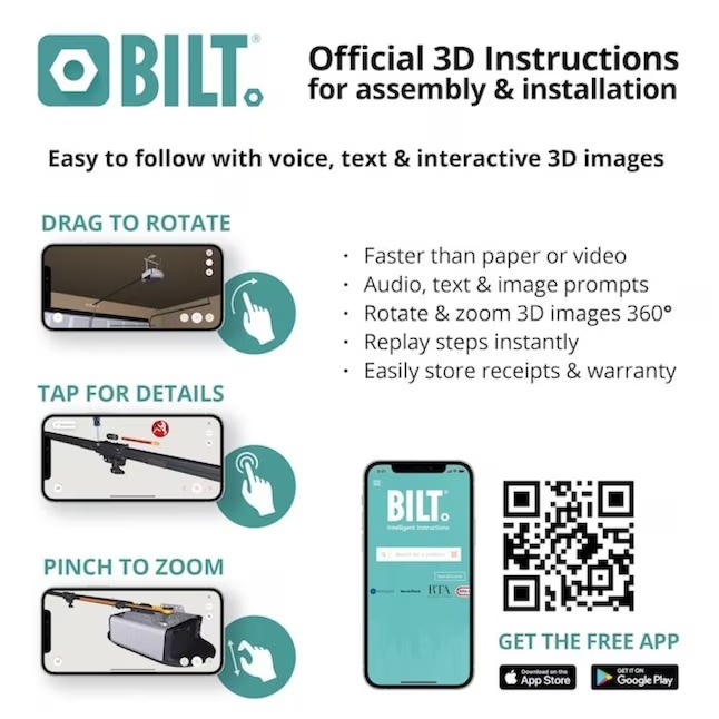 Chamberlain C2102 1 2 HP Chain drive Garage Door Opener8_11zon