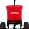 Chapin International 82050C, 70LB Contractor Turf Spreader, Round Hopper, Red