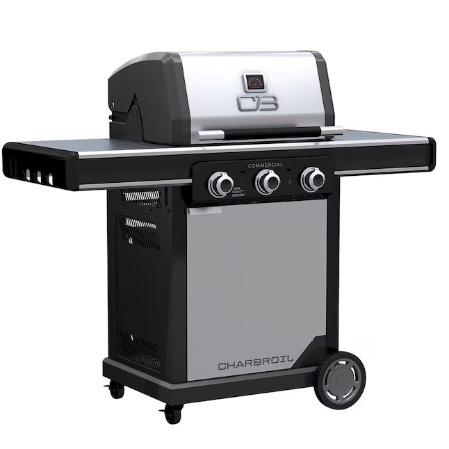 Charbroil 463364824 Commercial Series Grill and Griddle Combo Stainless Steel 3-Burner Infrared Liquid Propane and Natural Gas Grill7_11zon