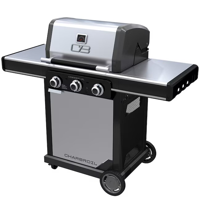 Charbroil 463364824 Commercial Series Grill and Griddle Combo Stainless Steel 3-Burner Infrared Liquid Propane and Natural Gas Grill8_11zon