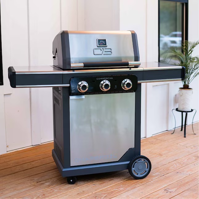Charbroil 463364824 Commercial Series Grill and Griddle Combo Stainless Steel 3-Burner Infrared Liquid Propane and Natural Gas Grill9_11zon