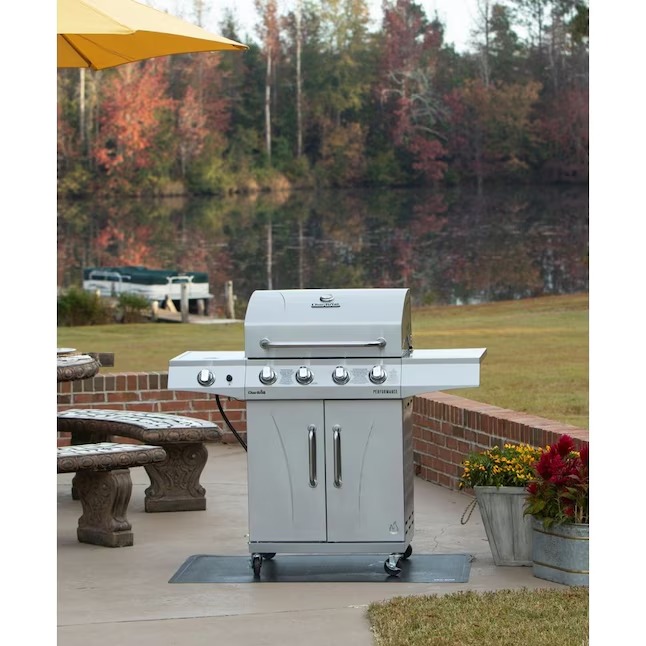 Charbroil 463366022 Performance Series Silver 4-Burner Liquid Propane Gas Grill with 1 Side Burner7_11zon