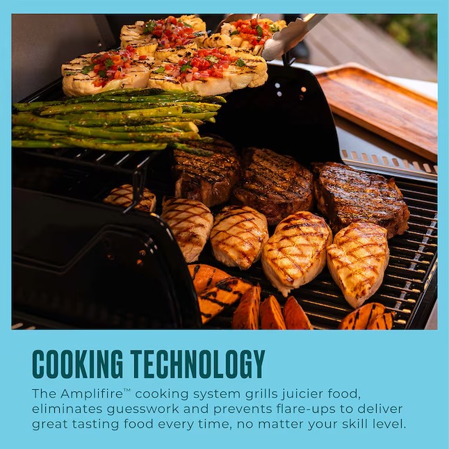 Charbroil 463657524 Commercial Series Grill and Griddle Combo Stainless Steel 2-Burner Infrared Liquid Propane and Natural Gas Grill0_11zon