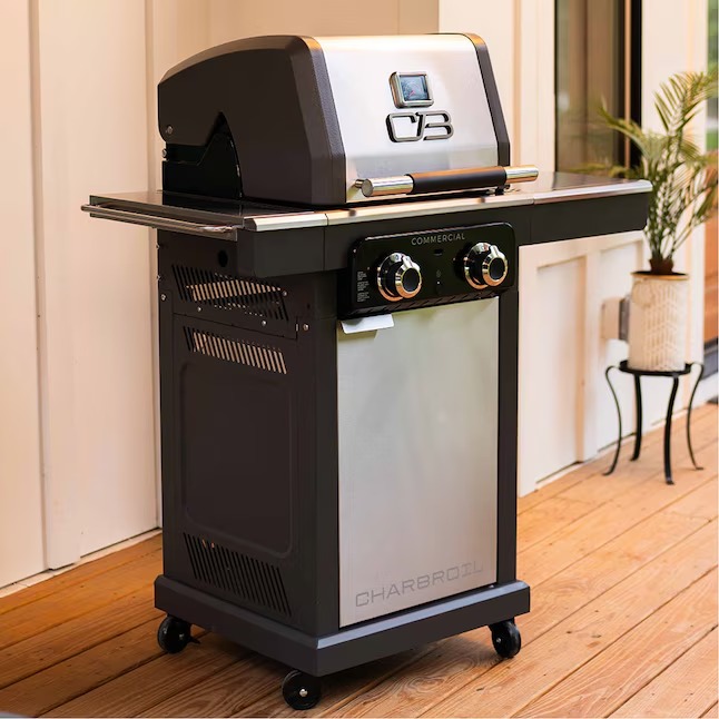 Charbroil 463657524 Commercial Series Grill and Griddle Combo Stainless Steel 2-Burner Infrared Liquid Propane and Natural Gas Grill13_11zon