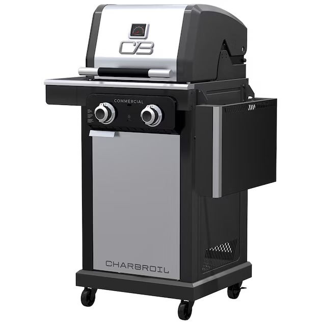 Charbroil 463657524 Commercial Series Grill and Griddle Combo Stainless Steel 2-Burner Infrared Liquid Propane and Natural Gas Grill3_11zon