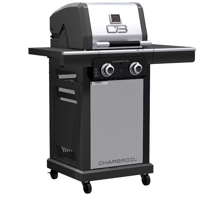 Charbroil 463657524 Commercial Series Grill and Griddle Combo Stainless Steel 2-Burner Infrared Liquid Propane and Natural Gas Grill9_11zon