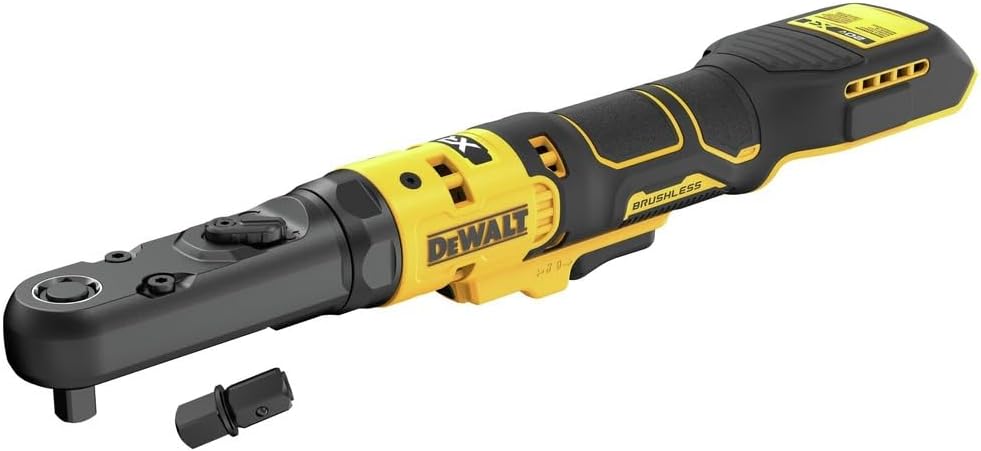 DEWALT 20V MAX XR Cordless Ratchet, 3 8 and 1 2 Sealed Head Ratchet, Bare Tool Only (DCF510B) DEWALT 20V MAX XR Cordless Ratchet, 3/8" and 1/2" Sealed Head Ratchet, Bare Tool Only (DCF510B)