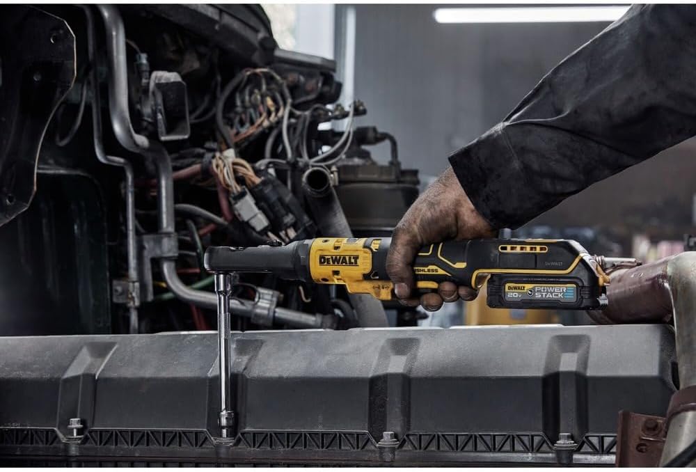 DEWALT 20V MAX XR Cordless Ratchet, 3 8 and 1 2 Sealed Head Ratchet, Bare Tool Only (DCF510B)0