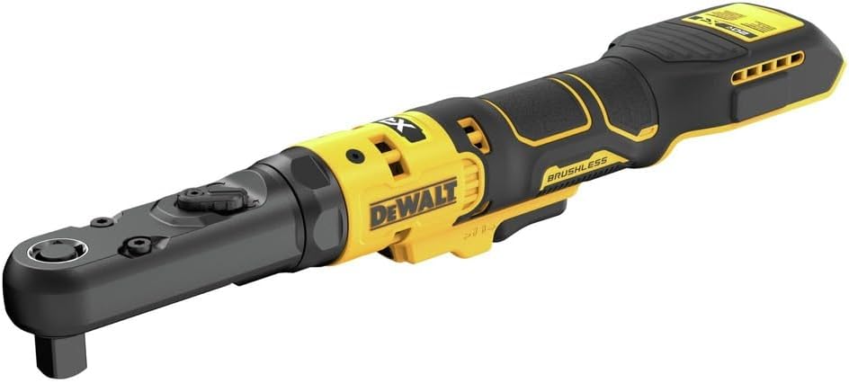 DEWALT 20V MAX XR Cordless Ratchet, 3 8 and 1 2 Sealed Head Ratchet, Bare Tool Only (DCF510B)4