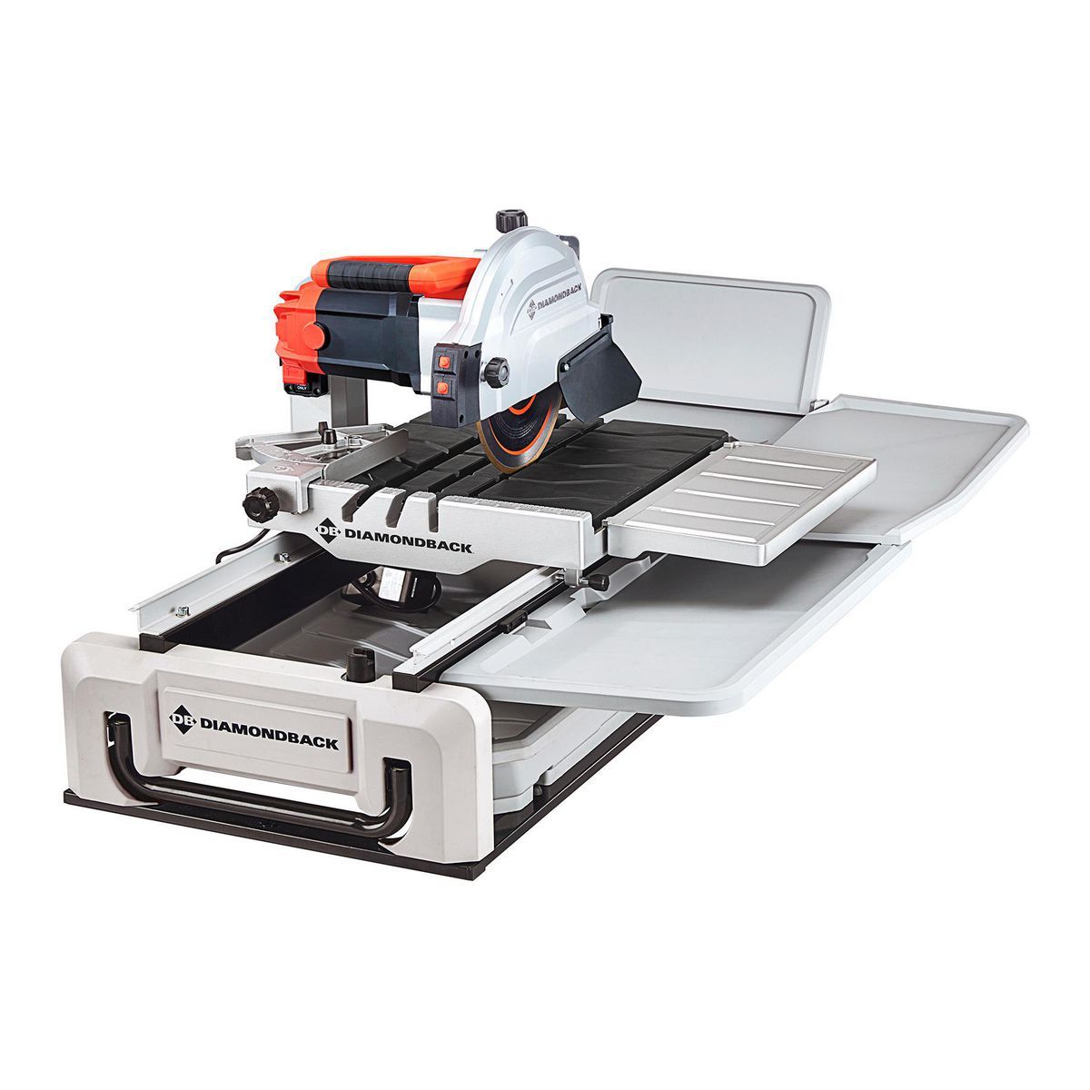 DIAMONDBACK 15 Amp 10 in. Wet Tile Saw with Sliding Table and Extended Rip Capacity DIAMONDBACK 15 Amp 10 in. Wet Tile Saw with Sliding Table and Extended Rip Capacity