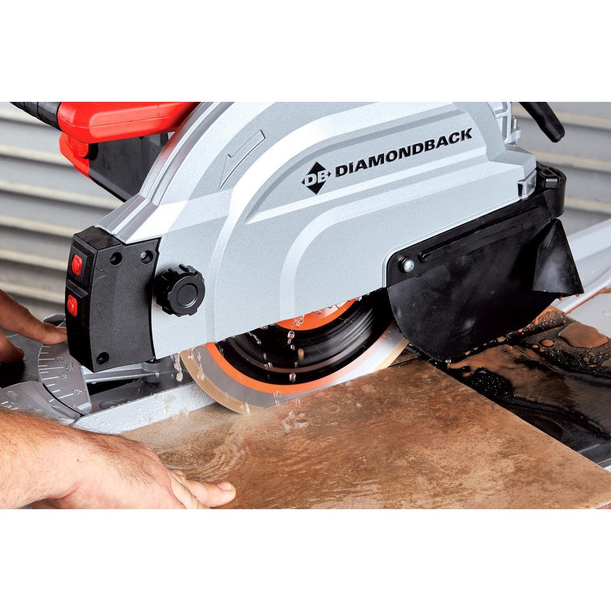 DIAMONDBACK 15 Amp 10 in. Wet Tile Saw with Sliding Table and Extended Rip Capacity03