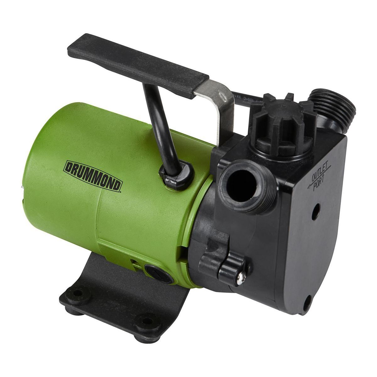 DRUMMOND 1 8 HP Non-Submersible Super Mini Transfer Pump, 450 GPH DRUMMOND 1/8 HP Non-Submersible Super Mini Transfer Pump, 450 GPH
