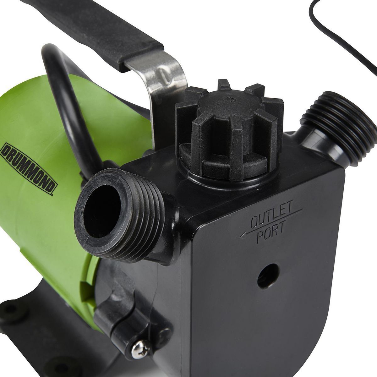 DRUMMOND 1 8 HP Non-Submersible Super Mini Transfer Pump, 450 GPH3
