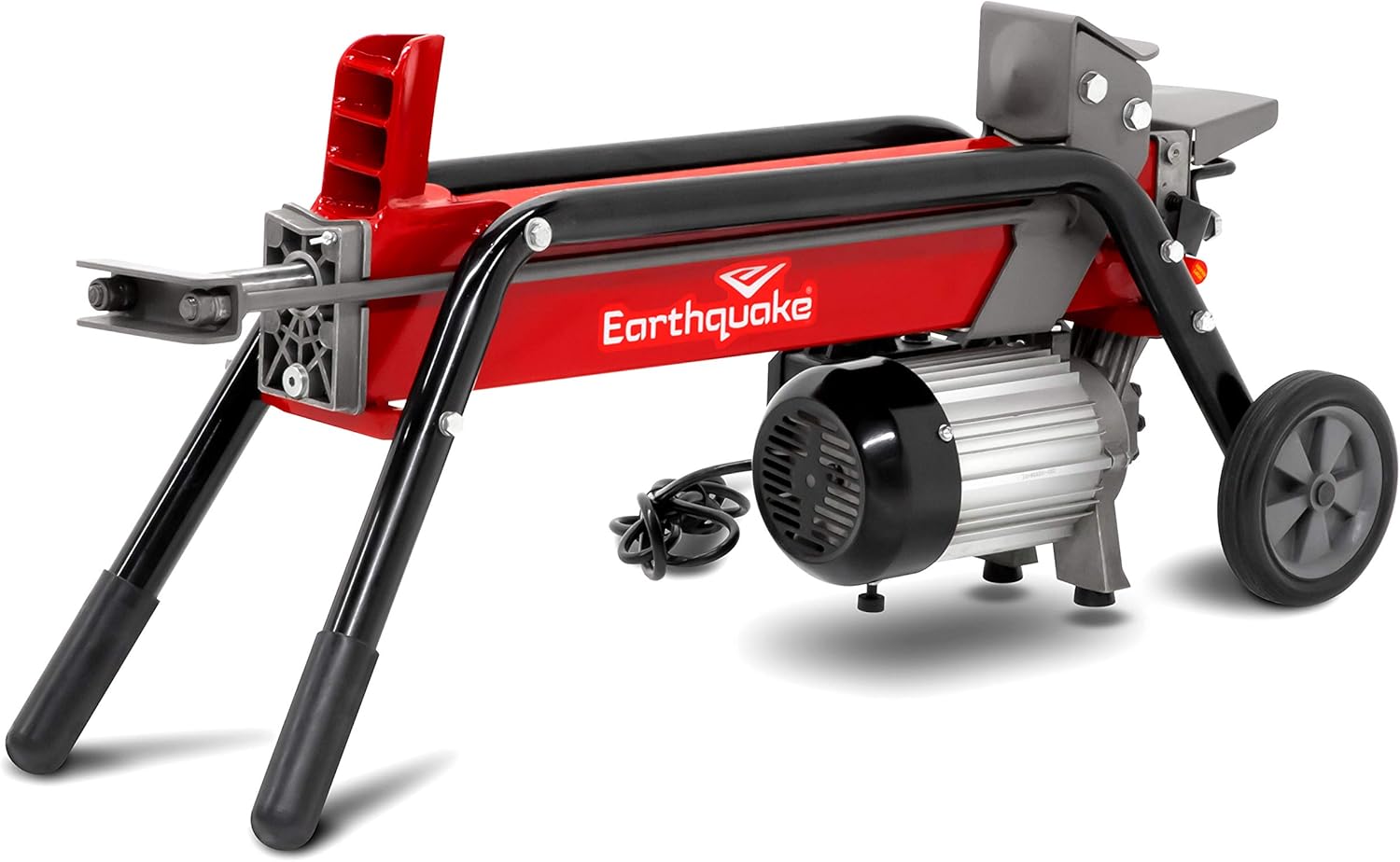 EARTHQUAKE 32228, 5-ton Electric Log Splitter, 1500-Watt Motor, Precision Pump Gears, Copper Motor Windings, Durable Transport Wheels0