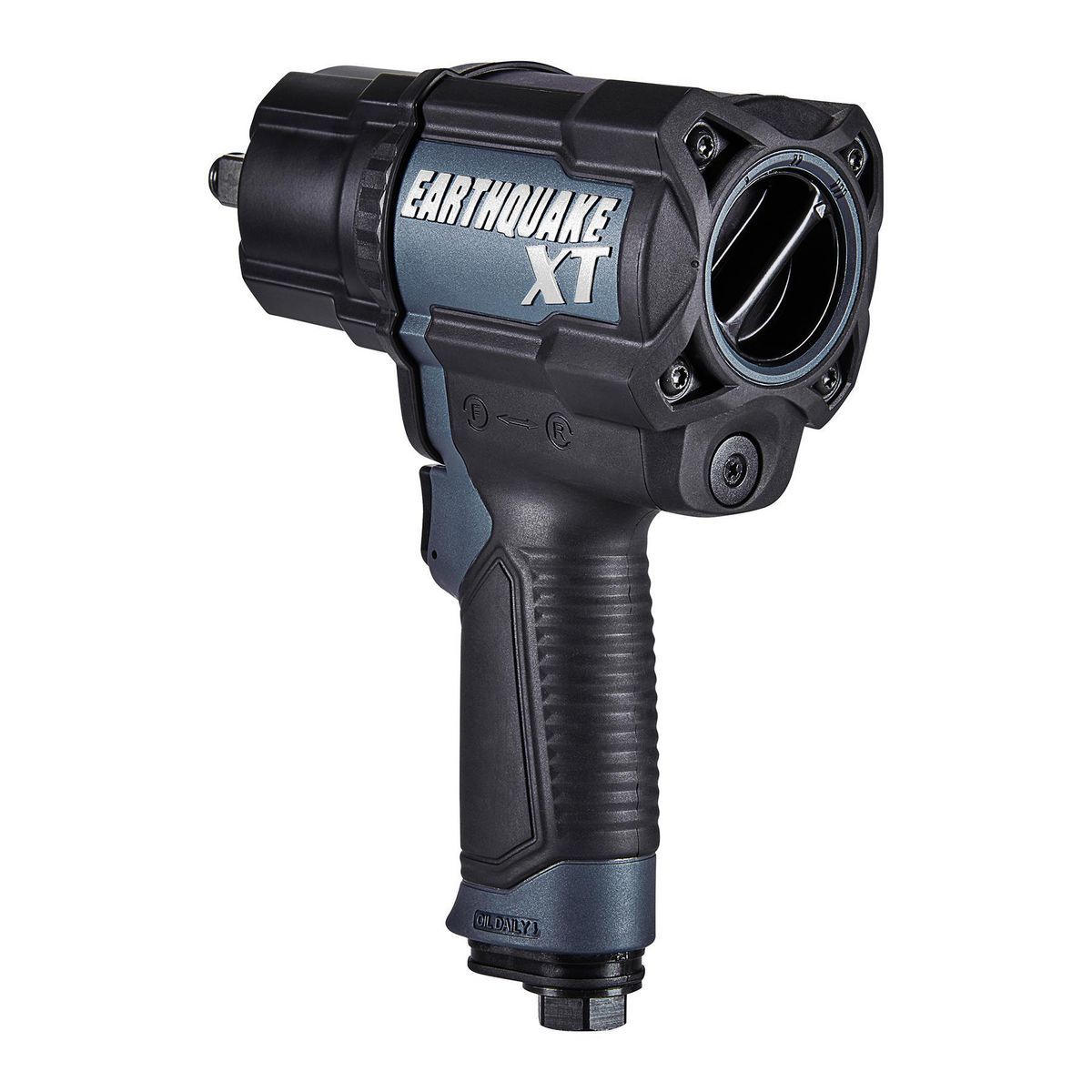 EARTHQUAKE XT 1 2 in. Composite Air Impact Wrench, Twin Hammer, 1200 ft-lbs, Gunmetal3
