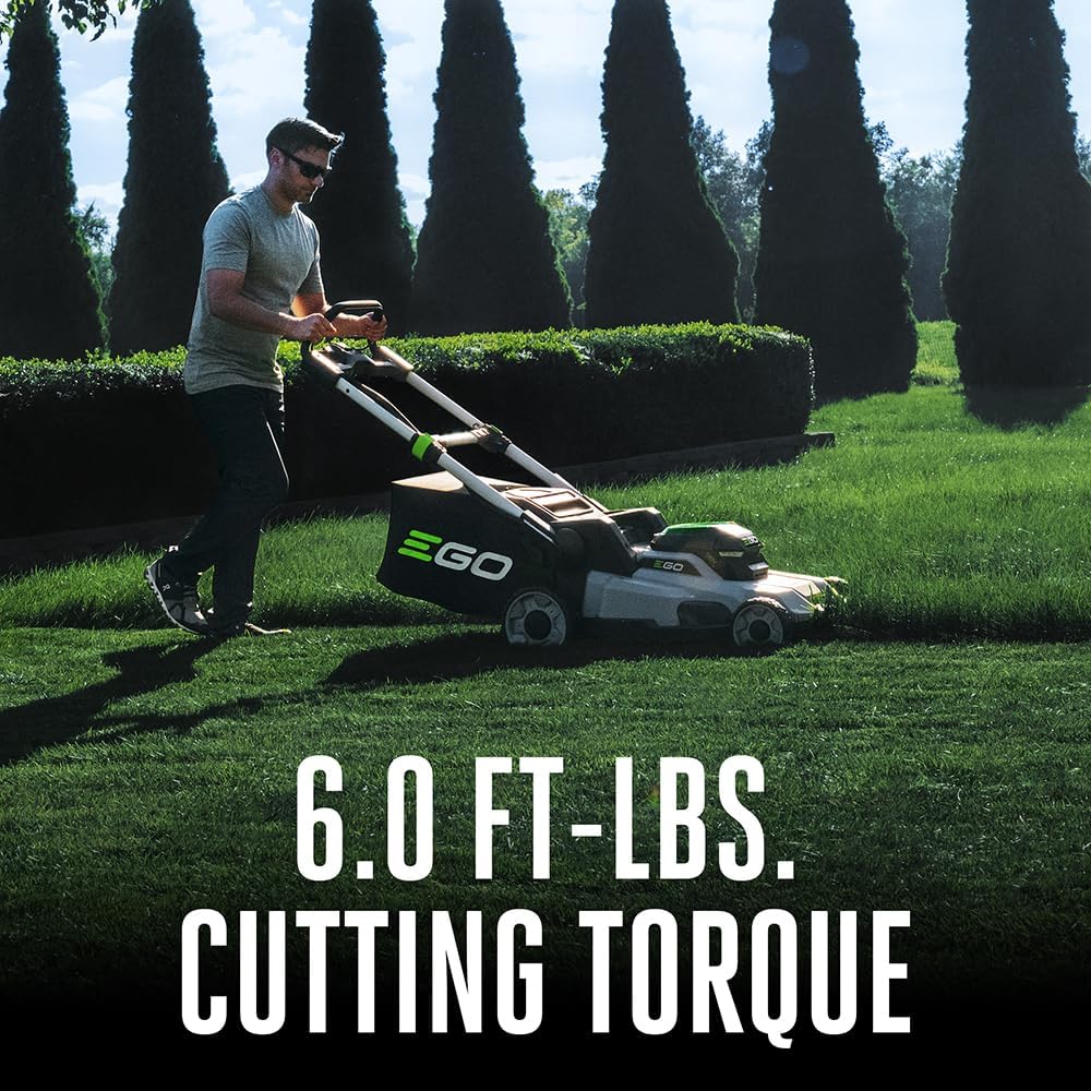 EGO POWER+ Electric Lawn Mower, Cordless Push, Includes 56V 4.0Ah Battery and Charger - LM21124