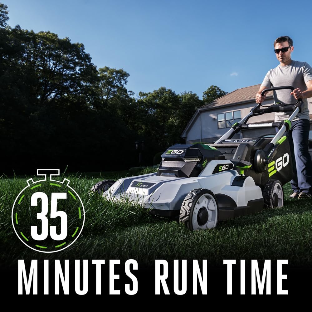 EGO POWER+ Electric Lawn Mower, Cordless Push, Includes 56V 4.0Ah Battery and Charger - LM21125