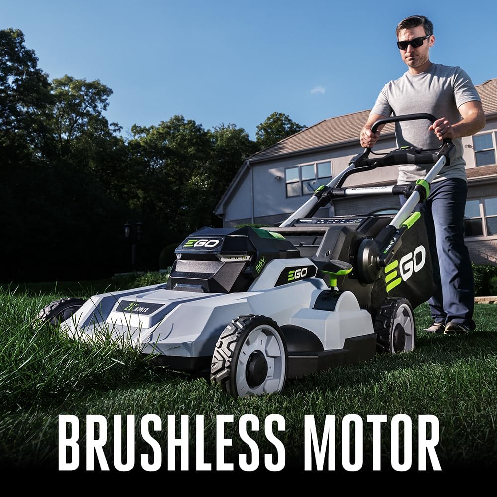 EGO POWER+ Electric Lawn Mower, Cordless Push, Includes 56V 4.0Ah Battery and Charger - LM21127