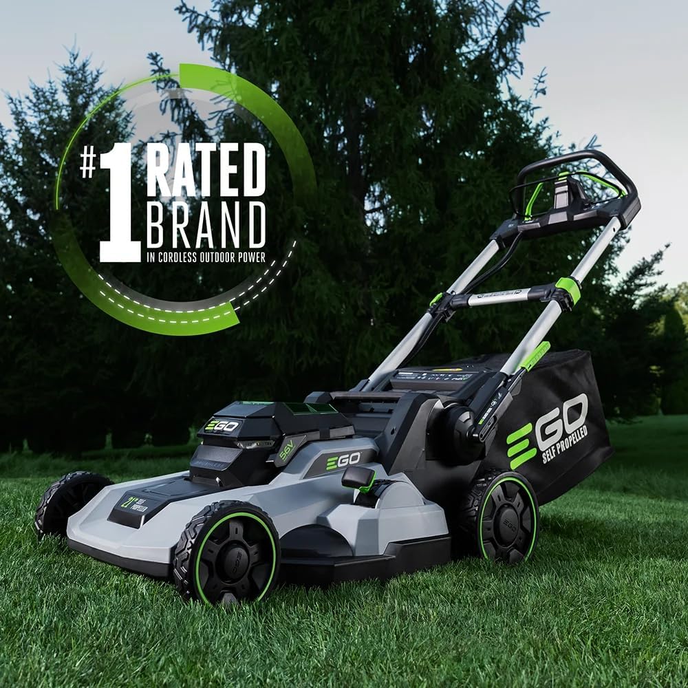 EGO POWER+ Electric Lawn Mower, Self-Propelled Cordless, Includes 56V 6.0Ah Battery And 320W Charger - LM2114SP1