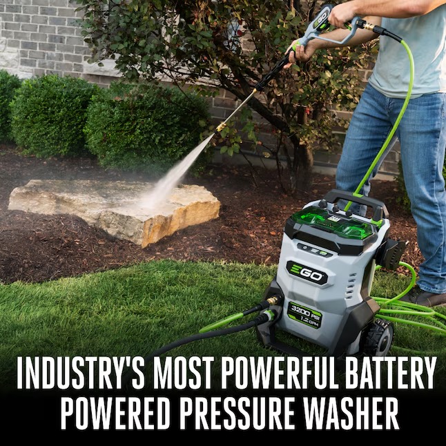 EGO POWER+ HPW3200 3200 PSI 1.2-GPM Cold Water Battery Pressure Washer with 5 Spray Tips (Battery and Charger Not Included)6_11zon