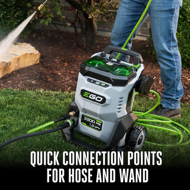 EGO POWER+ HPW3200 3200 PSI 1.2-GPM Cold Water Battery Pressure Washer with 5 Spray Tips (Battery and Charger Not Included)89_11zon