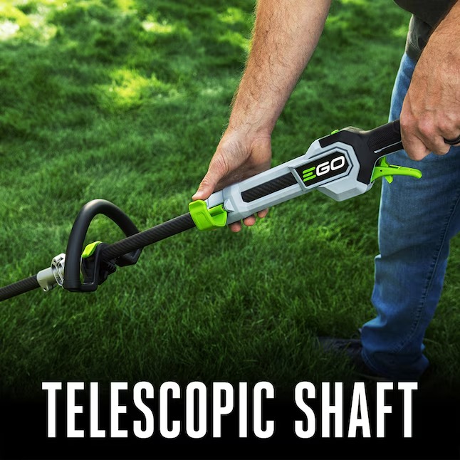 EGO POWER+ ST1611T POWERLOAD with Carbon Fiber Shaft 56-volt 16-in Telescopic Shaft Battery String Trimmer 2.5 Ah (Battery and Charger Included)-_11zon