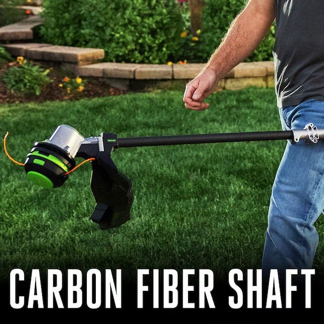 EGO POWER+ ST1611T POWERLOAD with Carbon Fiber Shaft 56-volt 16-in Telescopic Shaft Battery String Trimmer 2.5 Ah (Battery and Charger Included)7_11zon