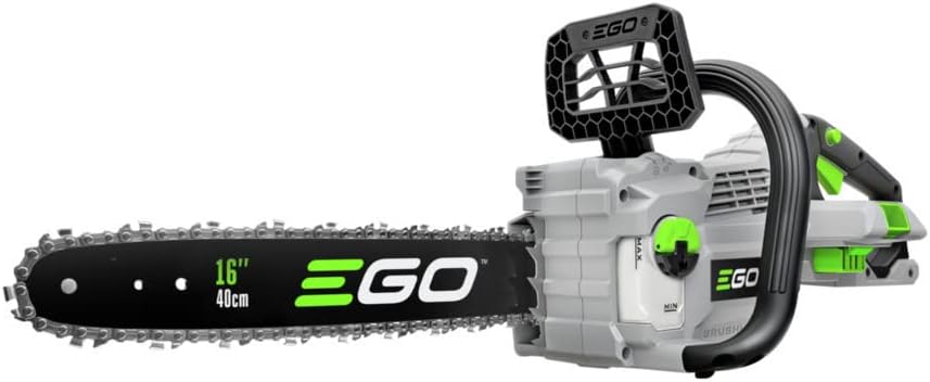 EGO Power+ CS1610 16-Inch 56V Lithium-ion Cordless Chainsaw-Battery and Charger Not Included, Black EGO Power+ CS1610 16-Inch 56V Lithium-ion Cordless Chainsaw-Battery and Charger Not Included, Black