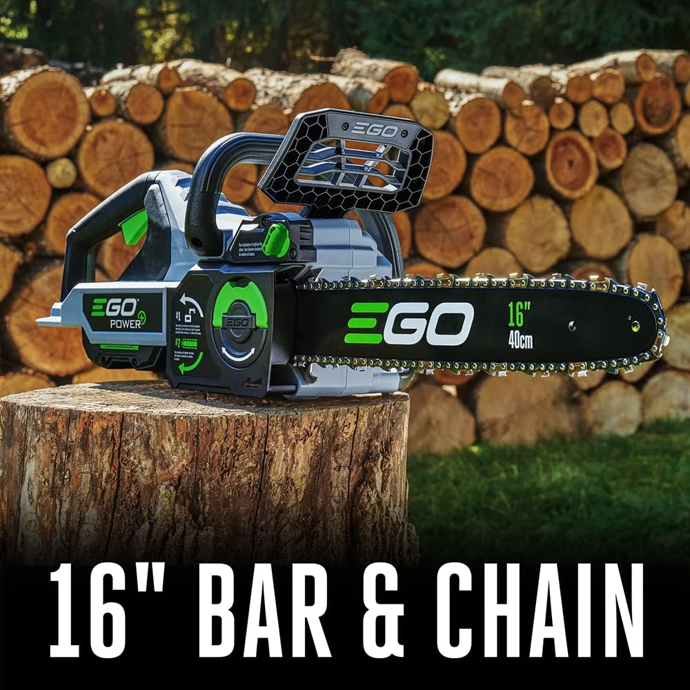 EGO Power+ CS1610 16-Inch 56V Lithium-ion Cordless Chainsaw-Battery and Charger Not Included, Black2