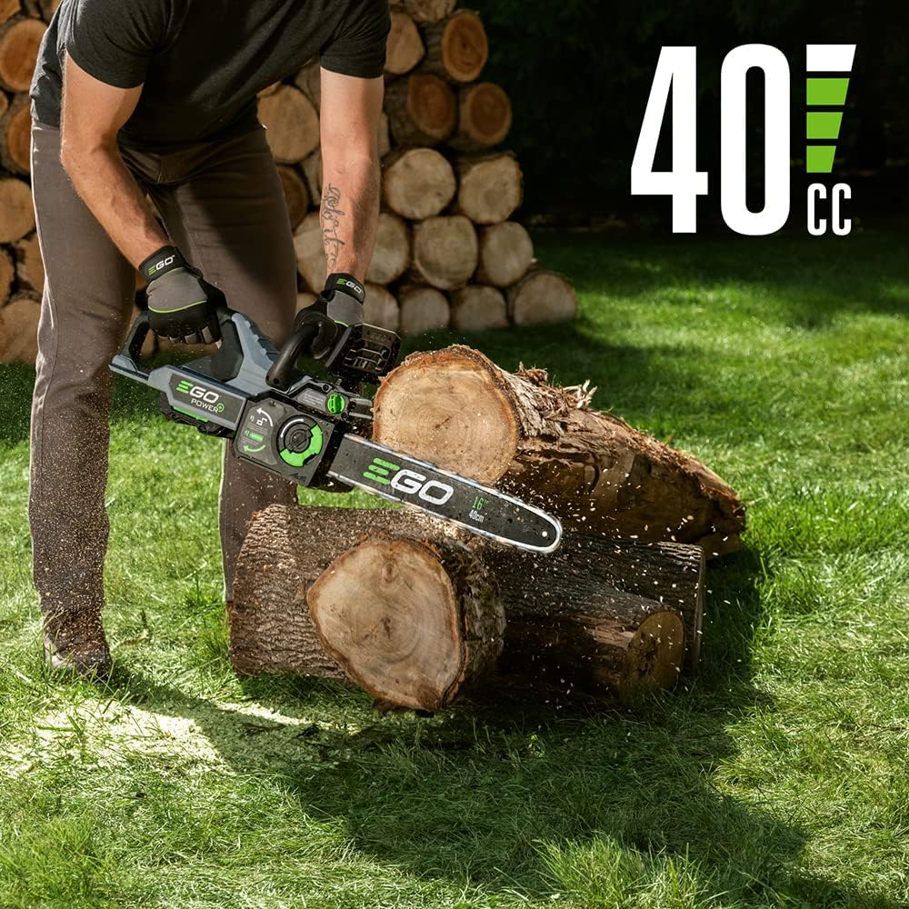 EGO Power+ CS1610 16-Inch 56V Lithium-ion Cordless Chainsaw-Battery and Charger Not Included, Black4
