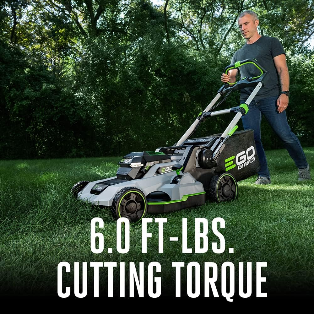EGO Power+ Electric Lawn Mower, Self-Propelled Cordless with Touch Drive, Battery and Charger Not Included – LM2120SP3
