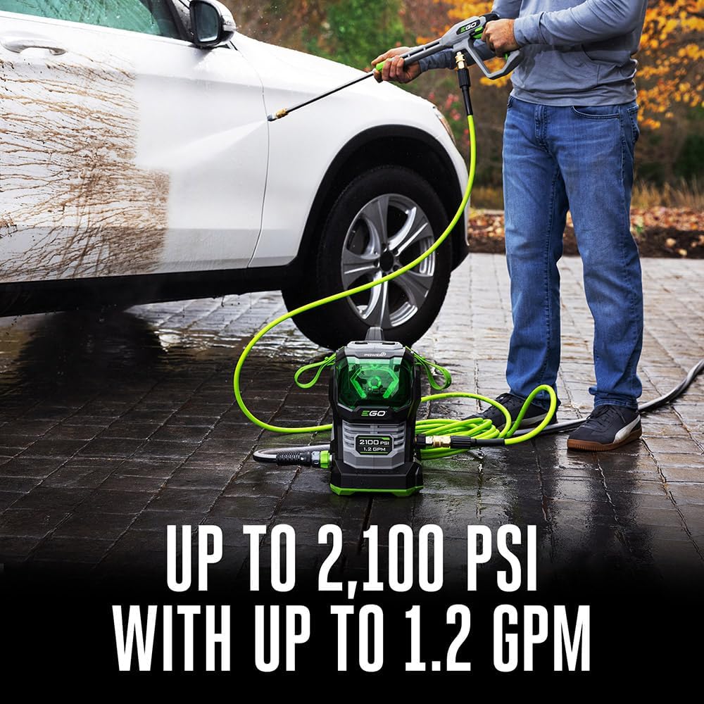 EGO Power+ HPW2100 2100 PSI 56-Volt Lithium-ion Cordless Pressure Washer Tool Only2