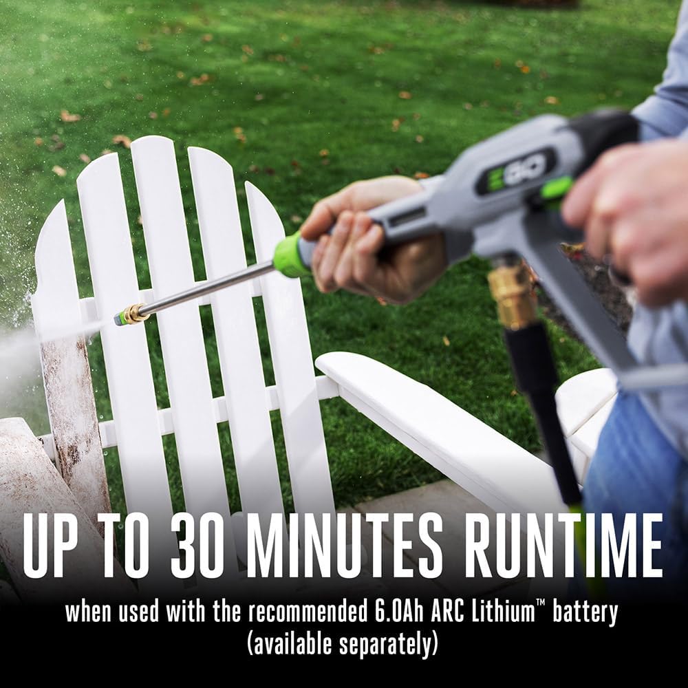 EGO Power+ HPW2100 2100 PSI 56-Volt Lithium-ion Cordless Pressure Washer Tool Only6