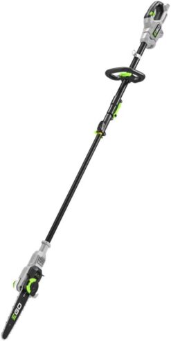 EGO Power+ PS1000 10-Inch LED Cut Line Indicator Bare Tool Telescopic Pole Saw, Black
