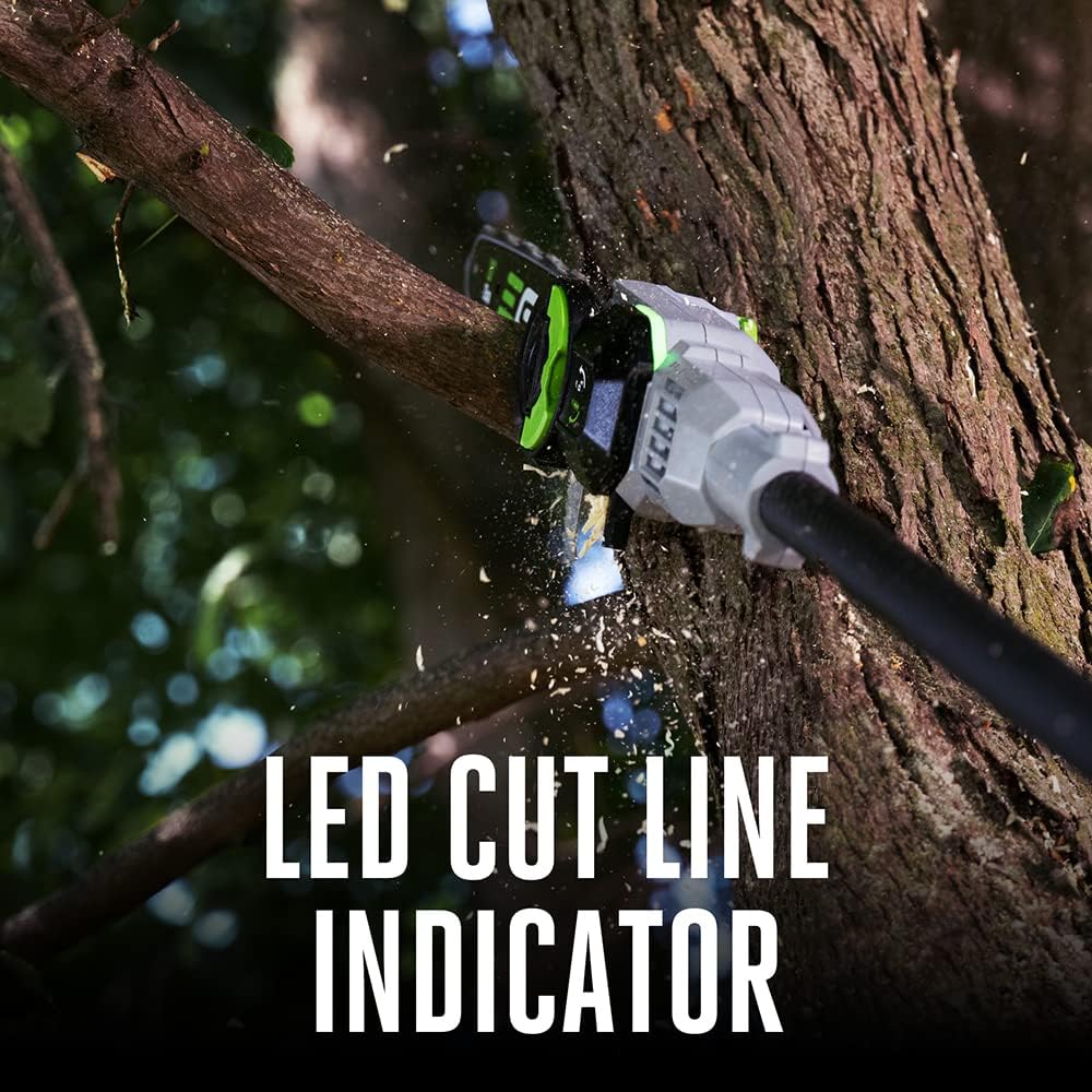 EGO Power+ PS1000 10-Inch LED Cut Line Indicator Bare Tool Telescopic Pole Saw, Black4