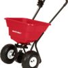 EarthWay 2050P 80 LB (36 KG) Deluxe Heavy-Duty Walk-Behind Commercial Broadcast Spreader Pre-Assembled with Pneumatic Tires, Built-in Side Spread Control