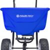 EarthWay Polar Tech 90950 50 LB Professional Ice Melt Broadcast Walk Behind Spreader with 9" Pneumatic Tires, High Output and Solid Linkage Control