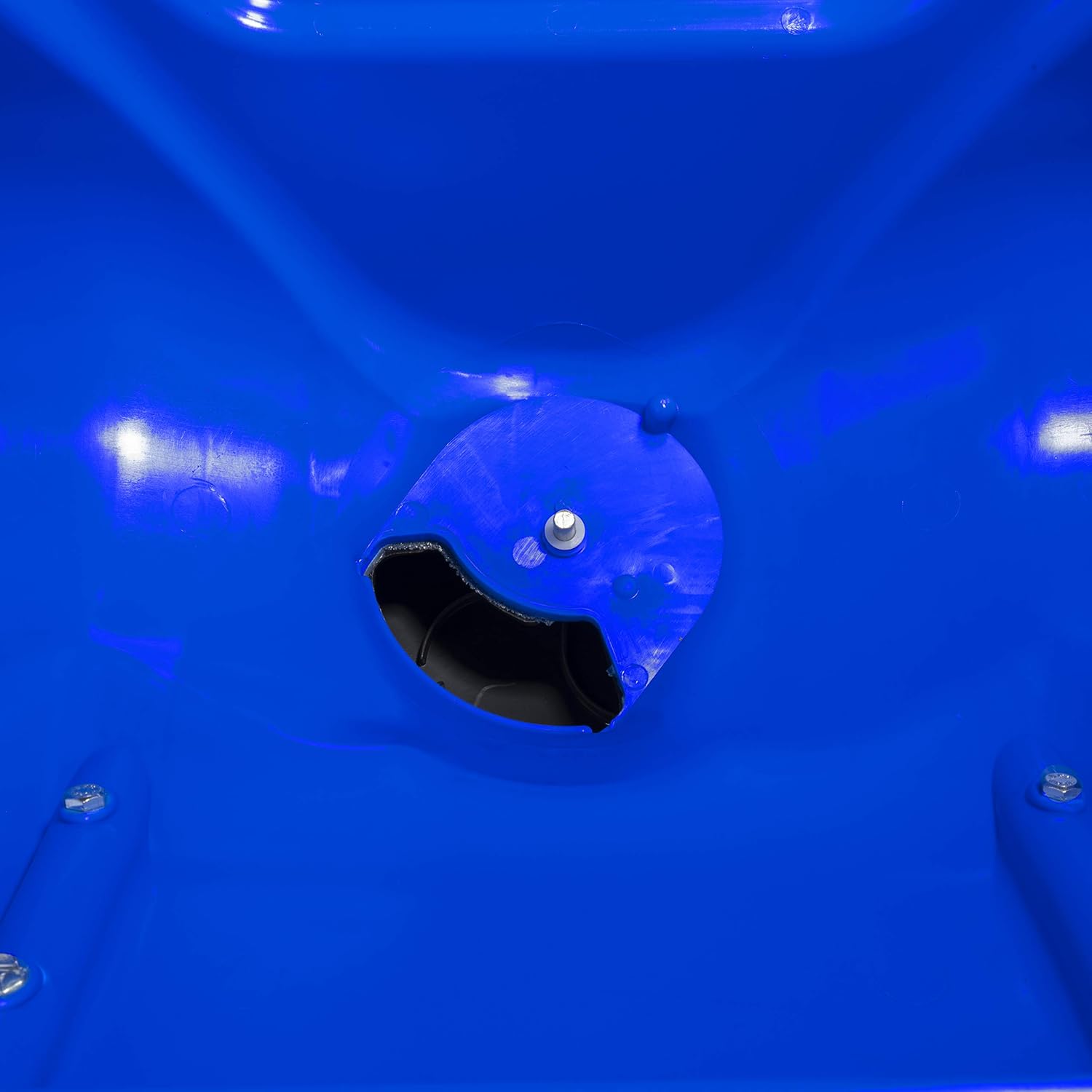 EarthWay Polar Tech 90950 50 LB Professional Ice Melt Broadcast Walk Behind Spreader with 9 Pneumatic Tires, High Output and Solid Linkage Control0