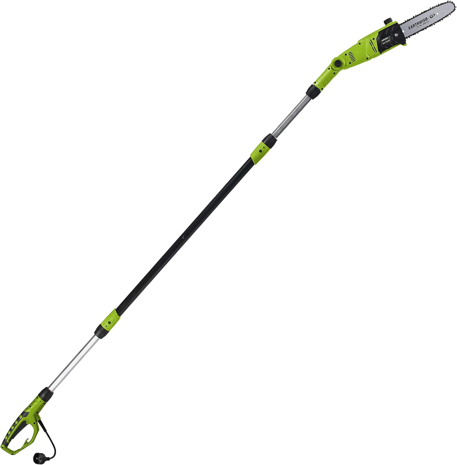 Earthwise PS44008 6.5-Amp 8-Inch Corded Electric Pole Earthwise PS44008 6.5-Amp 8-Inch Corded Electric Pole