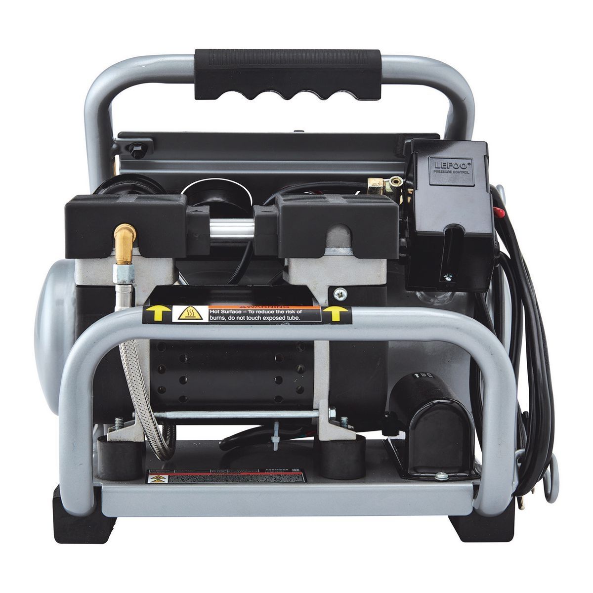 FORTRESS 1 Gallon, 135 PSI Ultra Quiet Oil-Free Hand-Carry Jobsite Air Compressor11