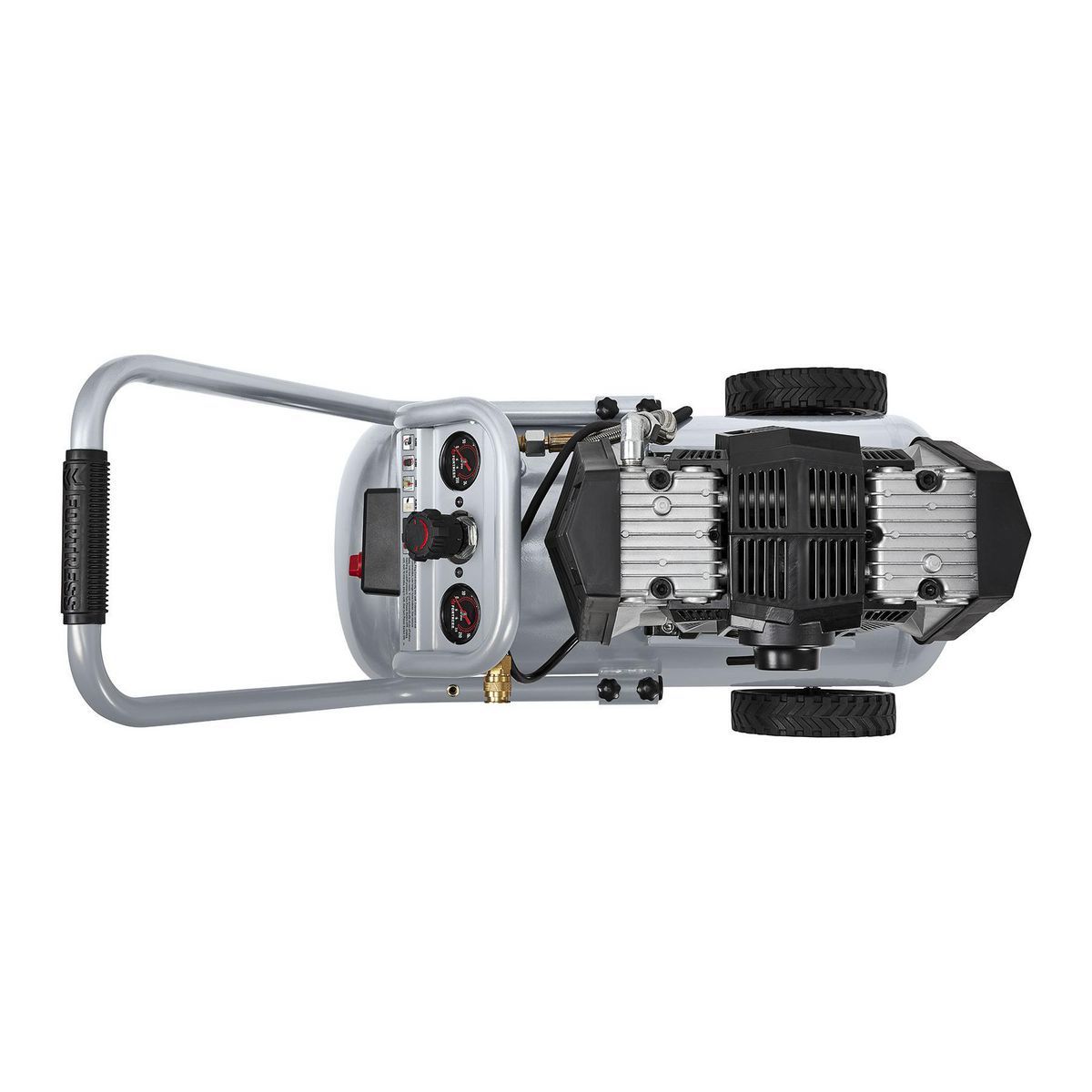 FORTRESS 10 Gallon, 175 PSI Ultra Quiet Oil-Free Horizontal Shop Auto Air Compressor1