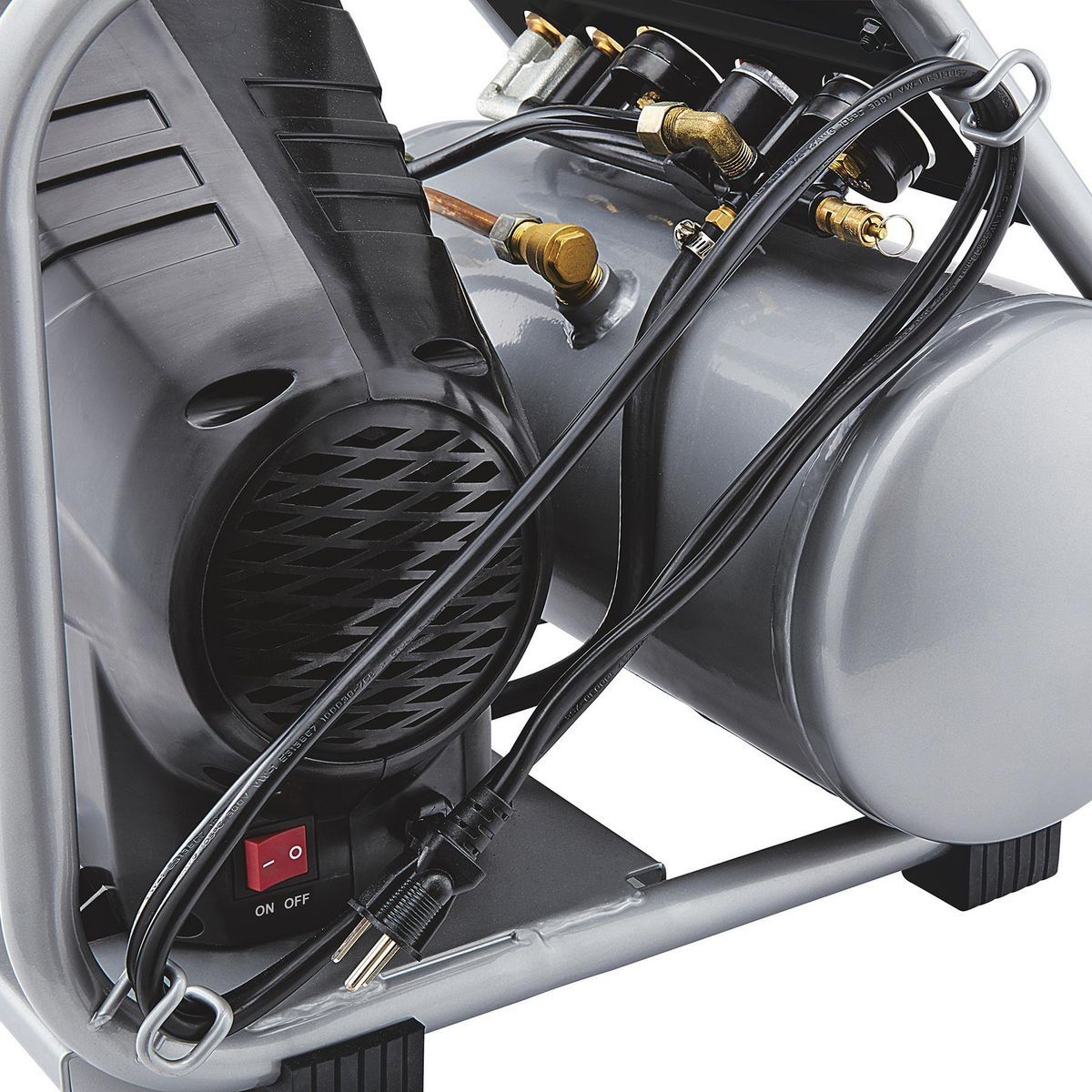 FORTRESS 4 Gallon, 200 PSI High Performance Oil-Free Hand Carry Jobsite Air Compressor9