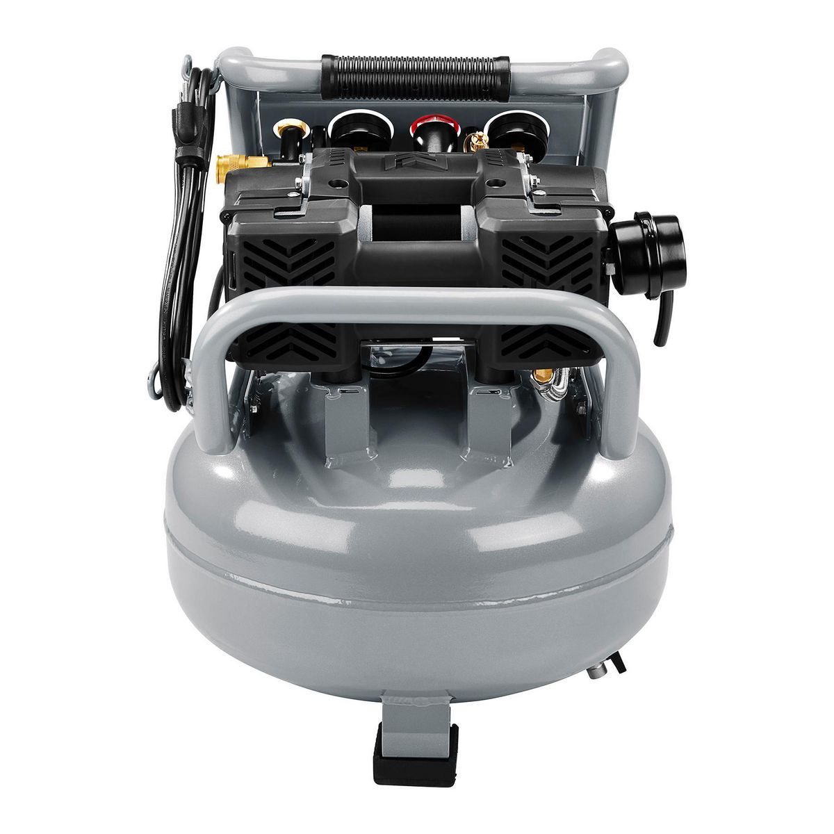 FORTRESS 6 Gallon, 150 PSI Ultra Quiet Oil-Free Pancake Jobsite Air Compressor3