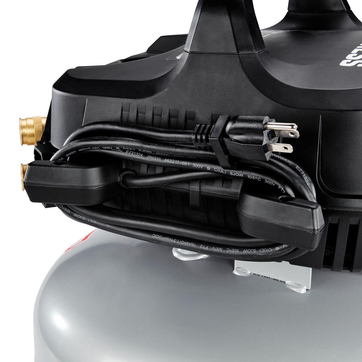 FORTRESS 6 Gallon, 175 PSI High Performance Oil-Free Pancake Jobsite Air Compressor-0