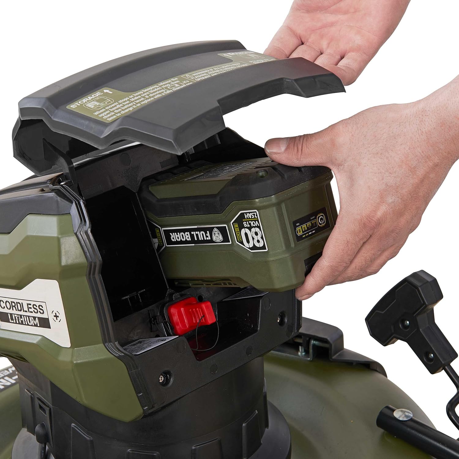 FULL BOAR M2150P2 80V Brushless 21 in. 3-in-1 Cordless Battery Walk Behind Push Lawn Mower, 2 Batteries (5.0Ah) +1 Charger Included7